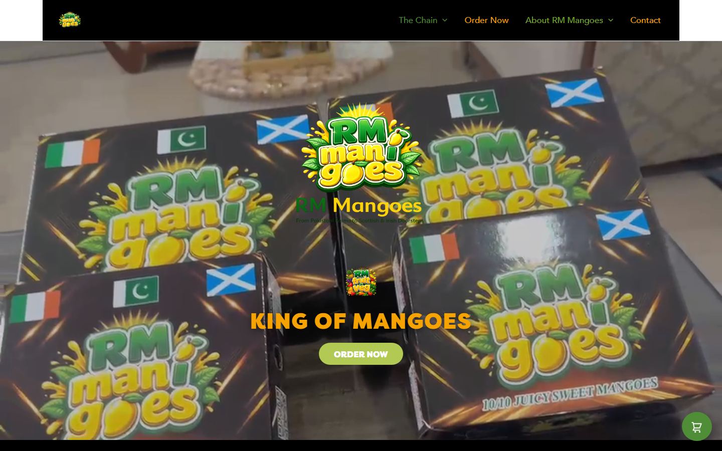 RM Mangoes desktop screen 1