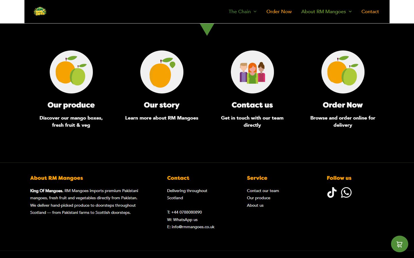 RM Mangoes desktop screen 3