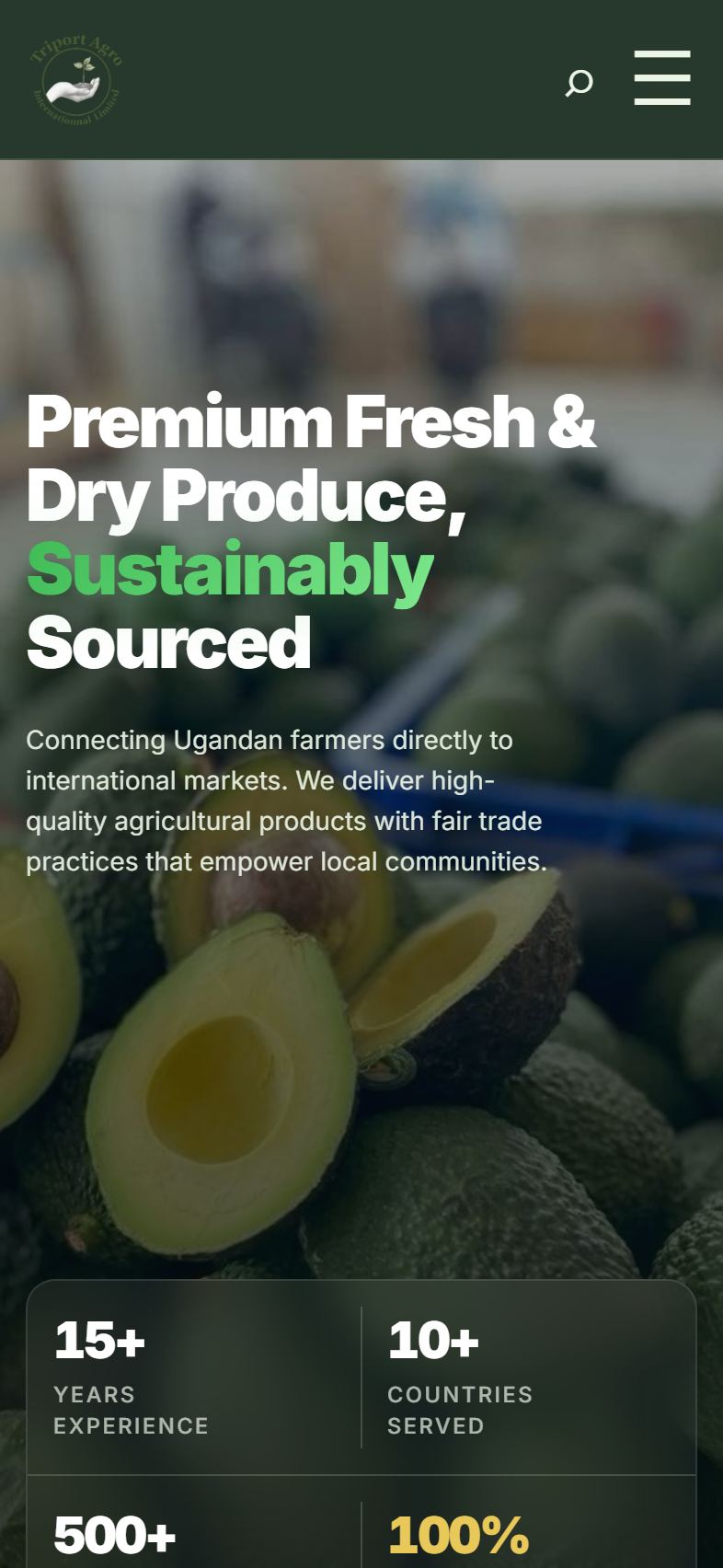 Triport Agro International on iPhone